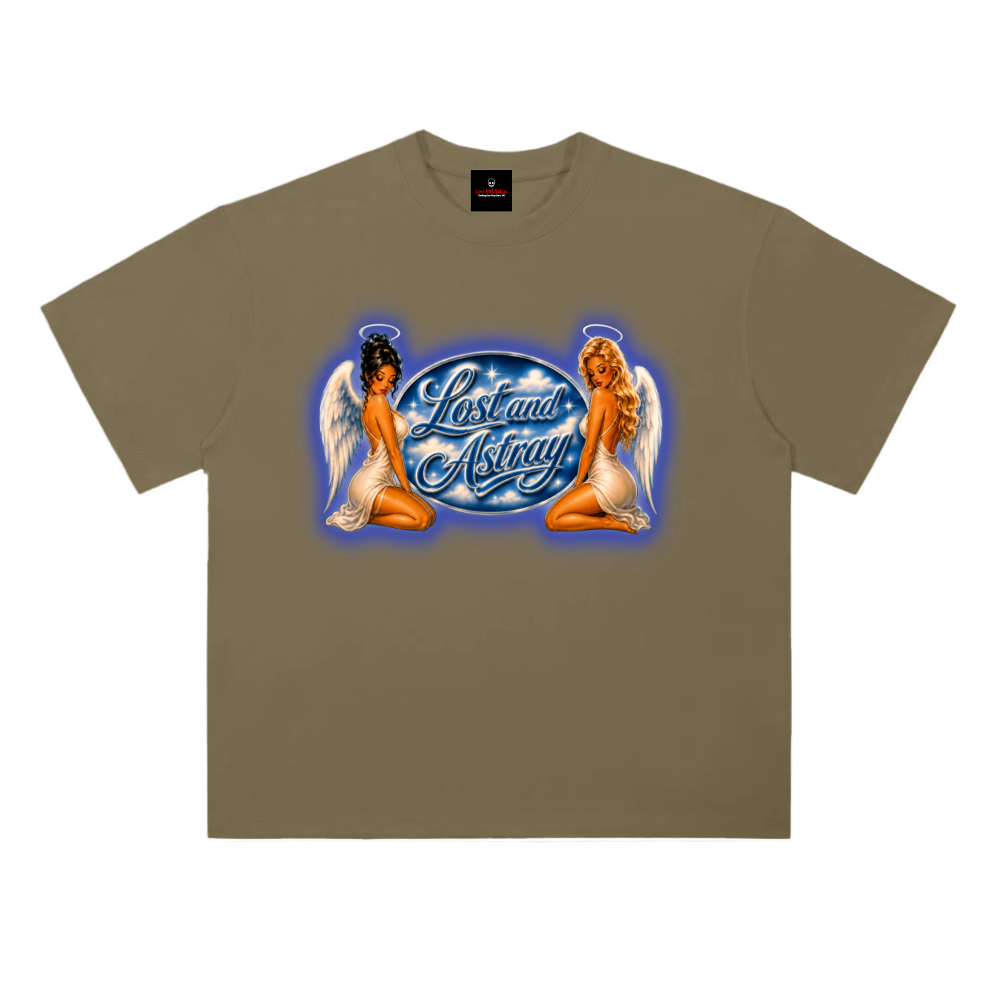 Heavyweight Drop Shoulder Cotton T-Shirt