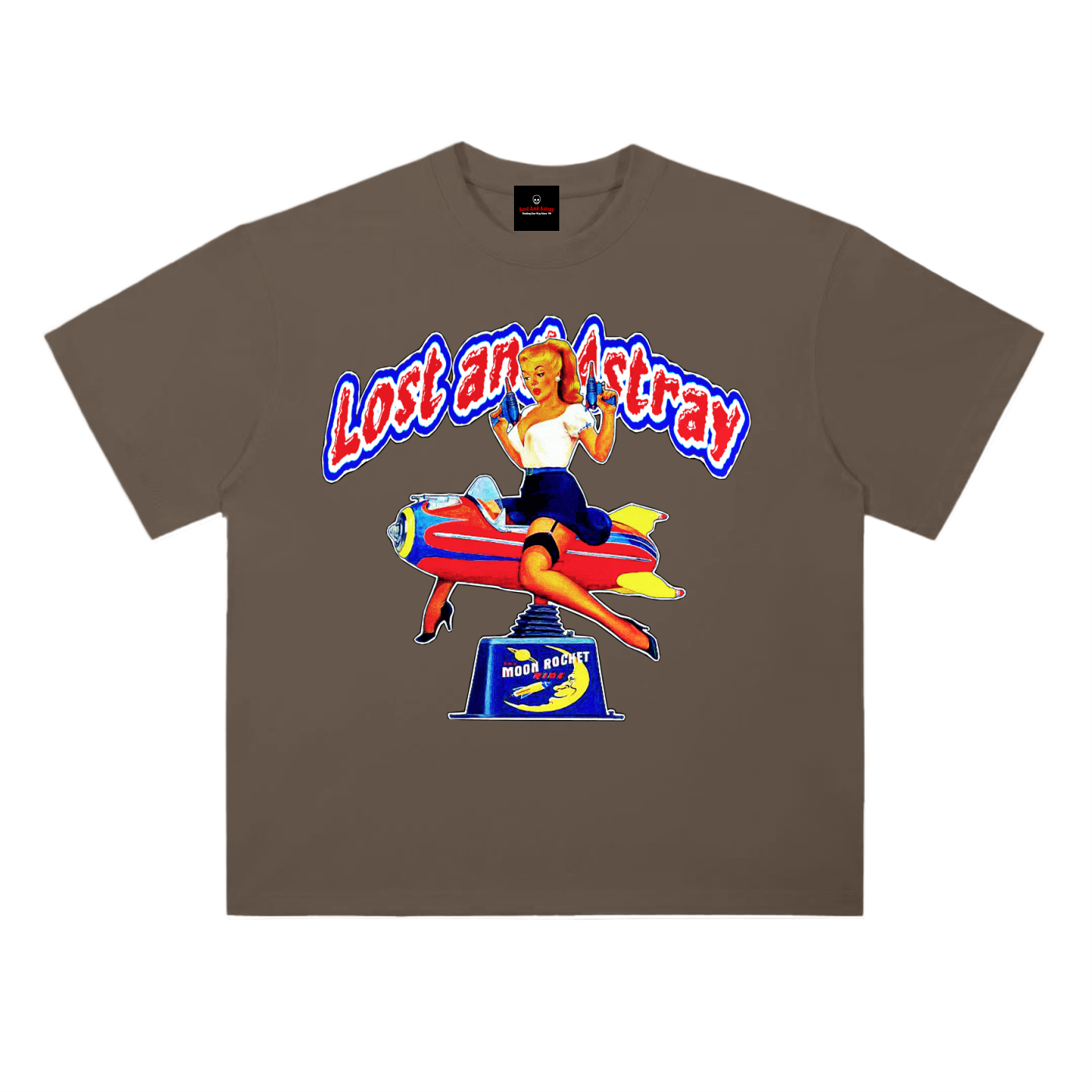 Lost and Astray: Moon Rocket (T-Shirt)
