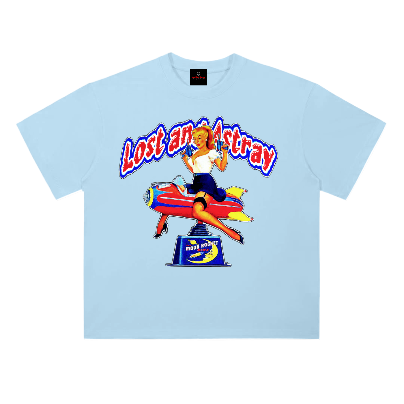Lost and Astray: Moon Rocket (T-Shirt)