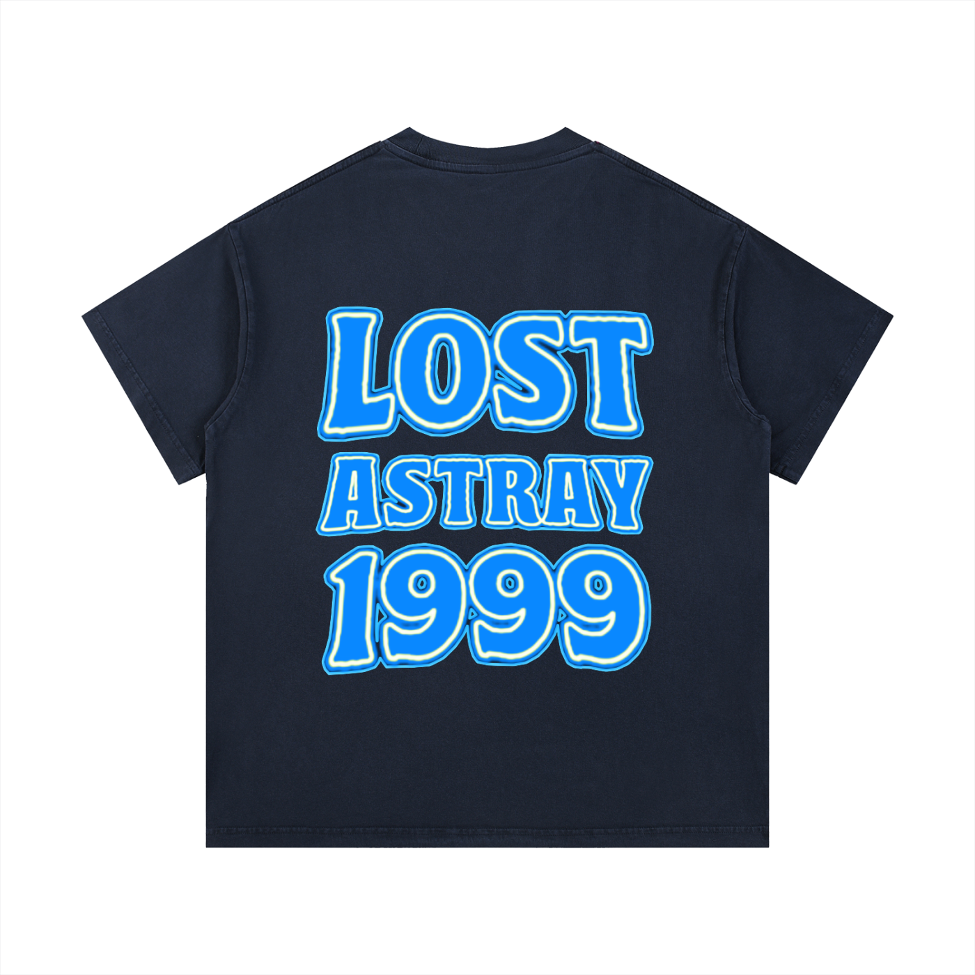 Lost and Astray: Blue Stack Logo (T-Shirt)