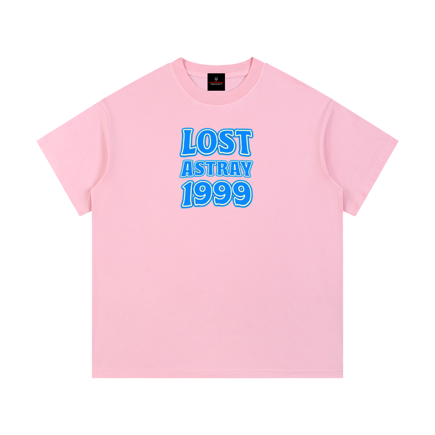 Lost and Astray: Blue Stack Logo (T-Shirt)