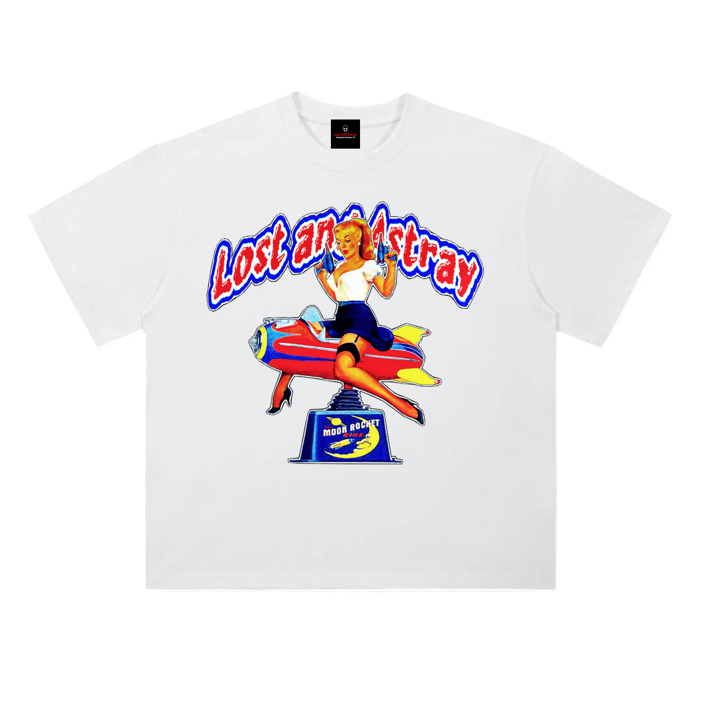 Lost and Astray: Moon Rocket (T-Shirt)