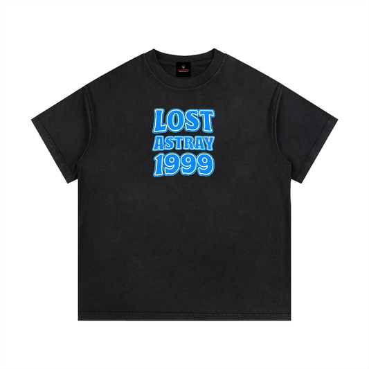 Lost and Astray: Blue Stack Logo (T-Shirt)