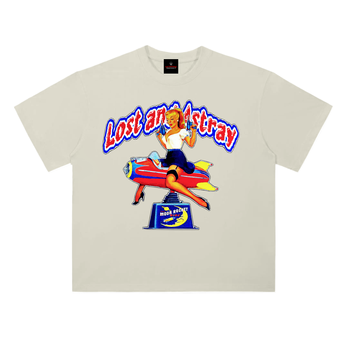 Lost and Astray: Moon Rocket (T-Shirt)
