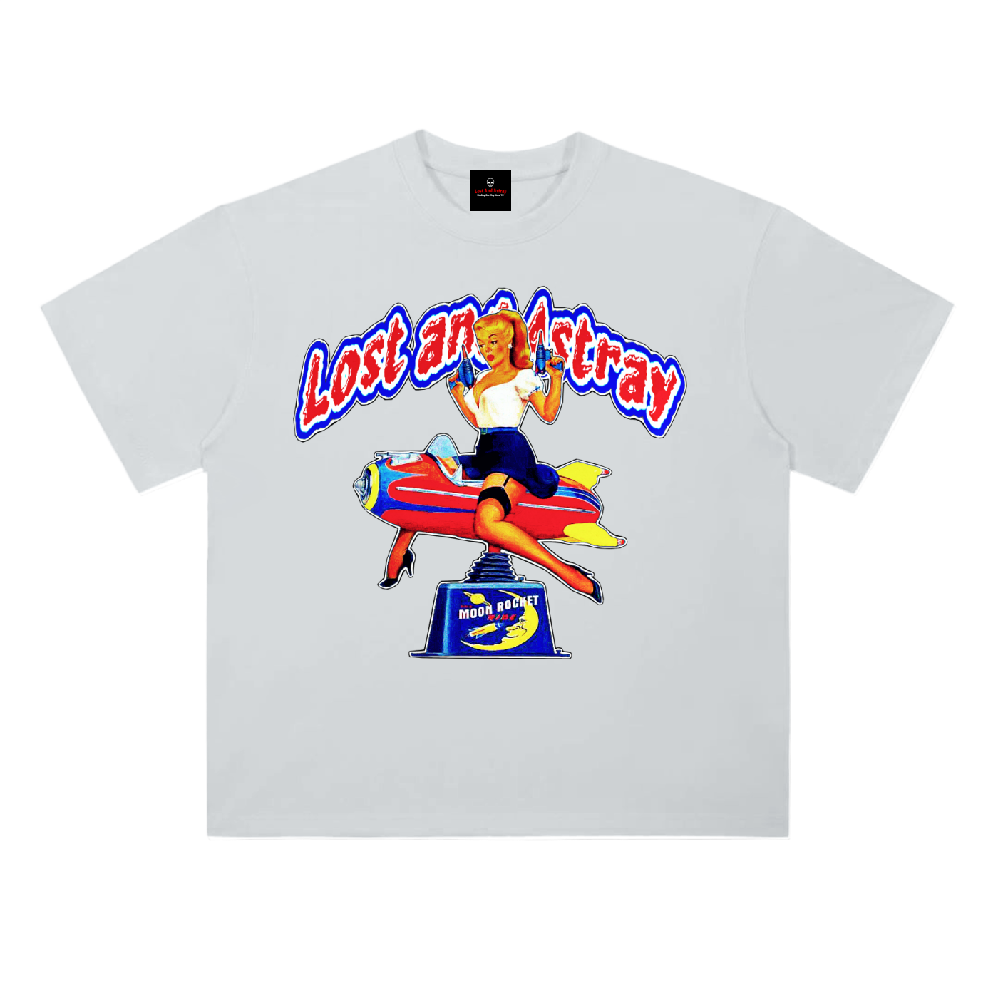 Lost and Astray: Moon Rocket (T-Shirt)