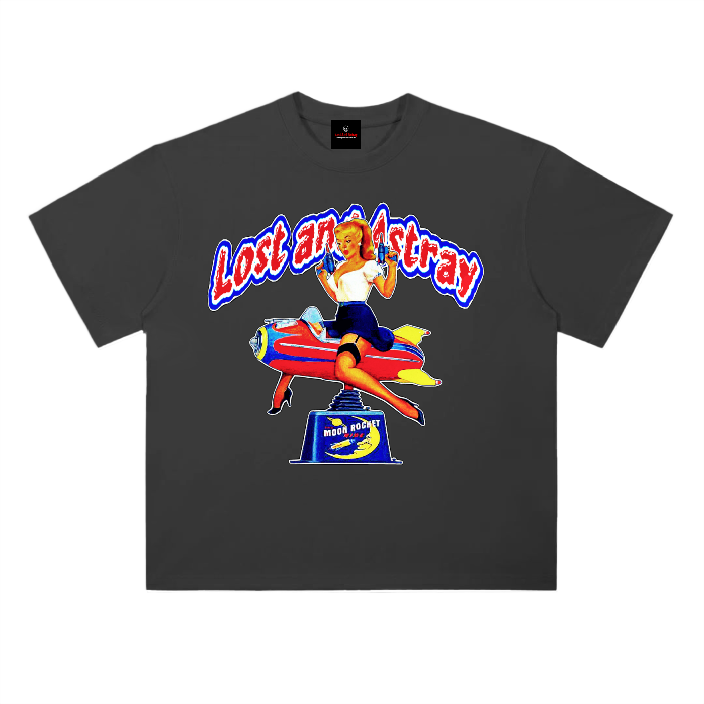 Lost and Astray: Moon Rocket (T-Shirt)