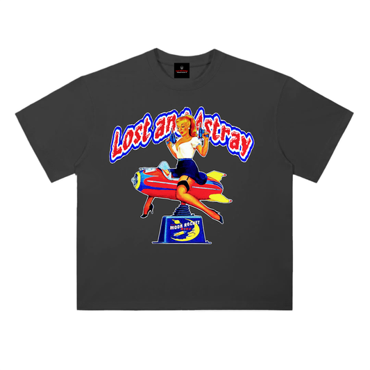 Lost and Astray: Moon Rocket (T-Shirt)