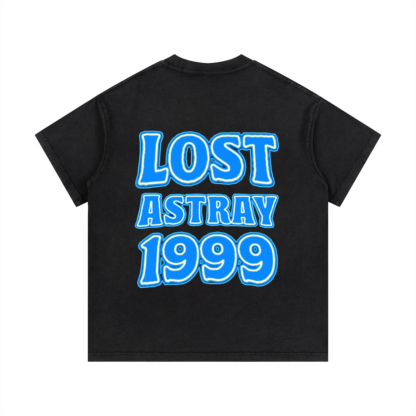 Lost and Astray: Blue Stack Logo (T-Shirt)